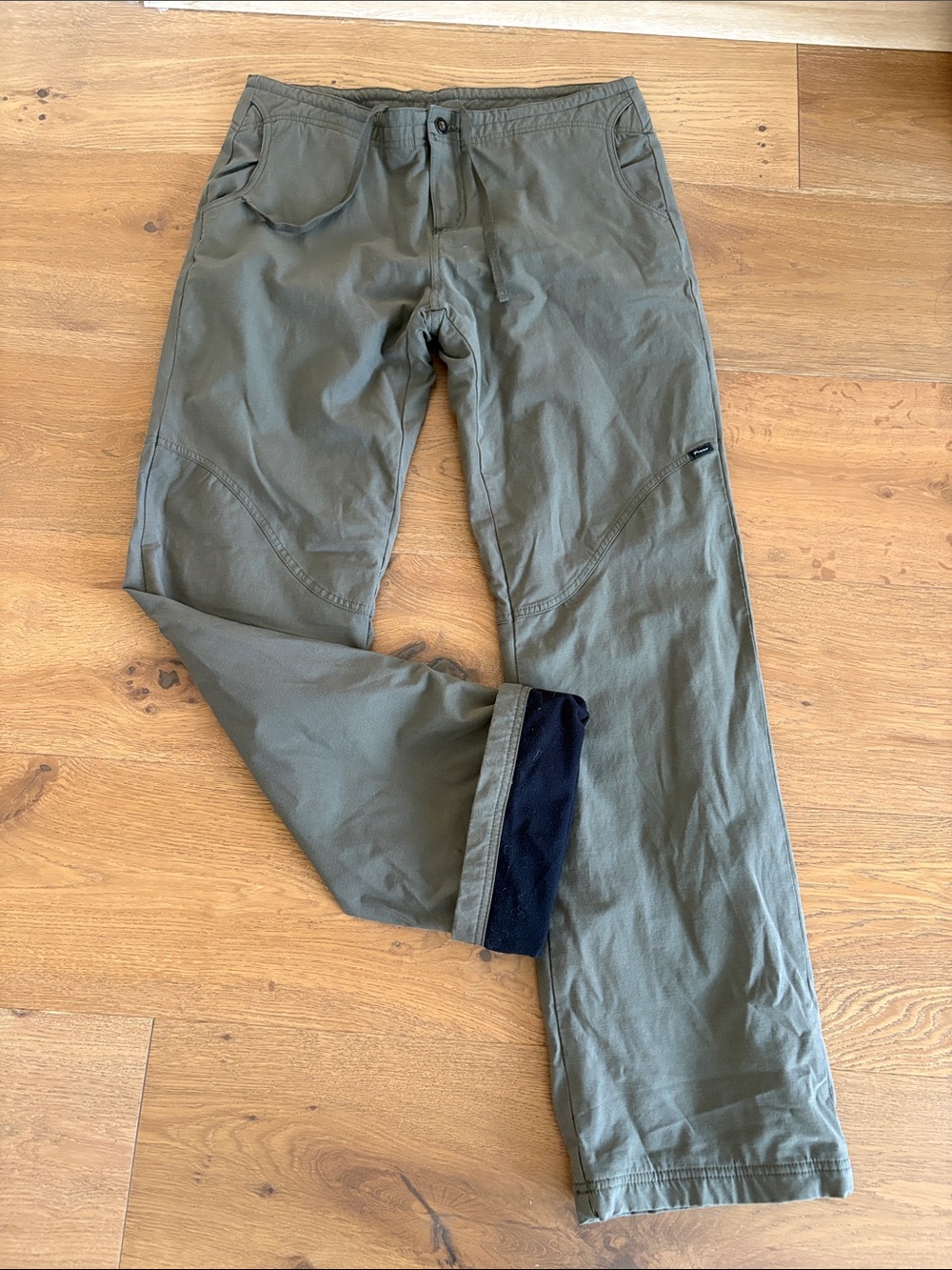 Prana Men's Olive/Tan Outdoor Stretch Cargo Pants